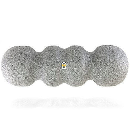 Rollga Foam Roller - High Density Foam Roller for Back Pain Relief, Deep Tissue Massage & Muscle Recovery. Physical Therapy Exercise Tool for Neck, Back, Legs, & Feet. Yoga & Pilates Roller - color: Silver