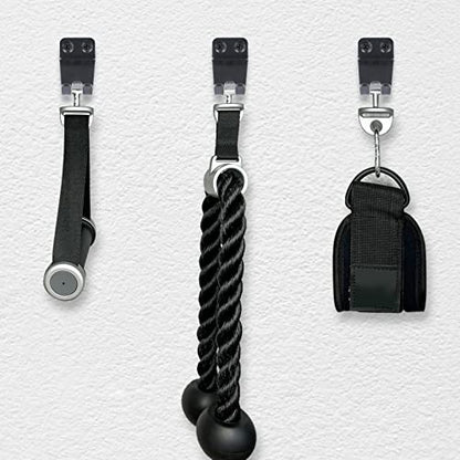 5PCS Wall Mounted with Special Fit for Tonal Accessory Shelf Clips Adapter Hooks Space Saving for Home Gym Garage T-Lock Exercise Equipment Organization Multipurpose Organizer Storage