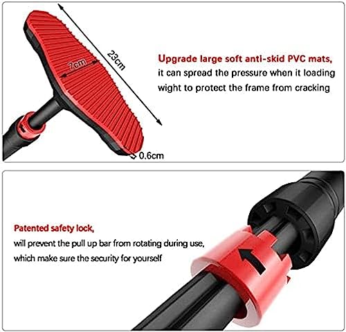 Door Pull Bar With Ergonomic Grip, Exercise Equipment, Screwless Body Gymnastics System, Multi-Stick Chin Bar & Home Exercise Bar,Fr