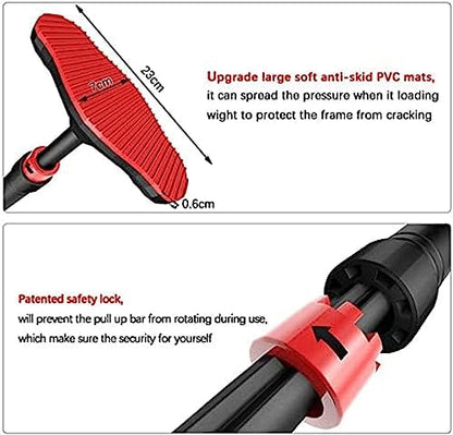 Door Pull Bar With Ergonomic Grip, Exercise Equipment, Screwless Body Gymnastics System, Multi-Stick Chin Bar & Home Exercise Bar,Fr