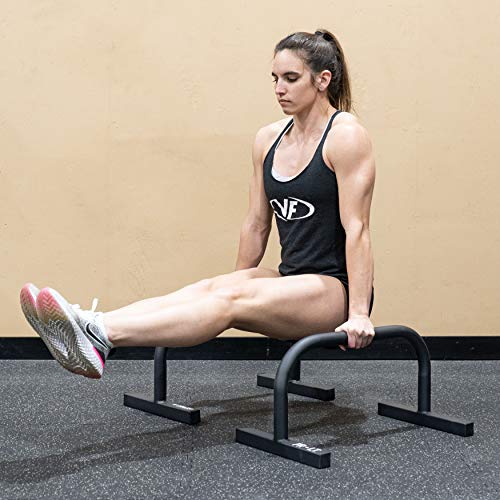 Valor Fitness Gymnastic Parallette Bars - Training Dip Bars Push Up Stands - Build Core Body Weight Strength Balance Equipment