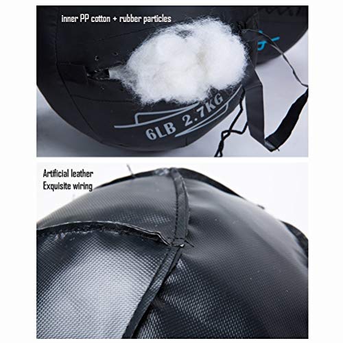 AGYH Soft, Leather Squash Fitness Ball for Easy Grip, Can Strengthen Core Muscles, Aerobic Exercise, Resistance Training，8 Weights Optional (Size : 24LB)