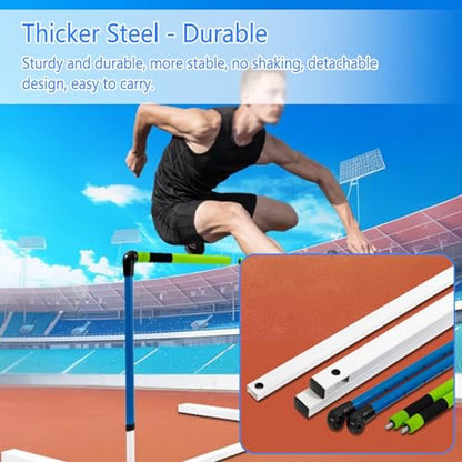 Adjustable Hurdles, Speed and Agility Training Equipment, Disconnecting Track Hurdles, Universal Soft Sponge Poles, Safe and Non-injurious, for Soccer, Basketball, Football(5 pcs) - color: 5 Pcs