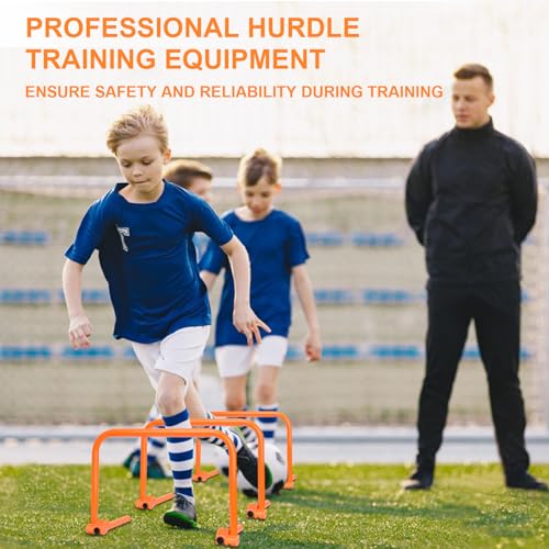 Hikeen Agility Speed Training Hurdles, Adjustable Agility Training Hurdles for Football, Basketball, Soccer Hurdles Training Equipment Set