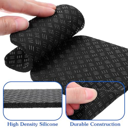 4 Pcs Treadmill Mat Pads Double-Sided Non-Slip Vibration Mat for Floor Protection, Exercise Equipment Mats for Treadmill Walking Pad Exercise Bike