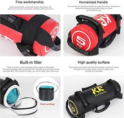 Beacon Pet Fitness Sandbag for Weight Training,Yoga, Workout and Exercise, sandbag Workout with Handles, Heavy Duty, sandbags for Fitness,Home, Gym