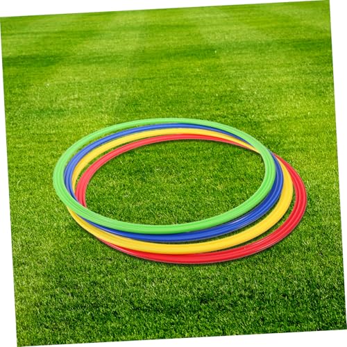4pcs Soccer Agility Training Rings Multi for Speed and Coordination Drills Versatile Football Training Gear for Enhanced Athletic Performance