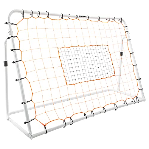 Franklin Sports Soccer Rebounder - Tournament Steel Rebounding Net - Perfect for Backyard Practice and Training - 12' x 6' & 6' x 4' - style: 6' x 4' - White