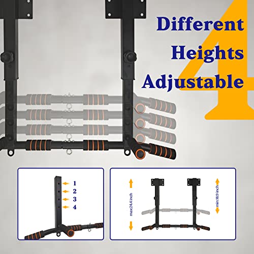 BDL Wall Mounted Pull Up Bar Multifunctional Chin Up bar for Home Gym - color: Joist Mount Pull Up Bar