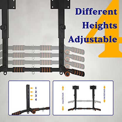 BDL Wall Mounted Pull Up Bar Multifunctional Chin Up bar for Home Gym - color: Joist Mount Pull Up Bar