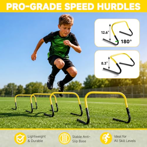 Agility Ladder, Soccer Football Training Equipment Agility & Speed Training - color: Yellow