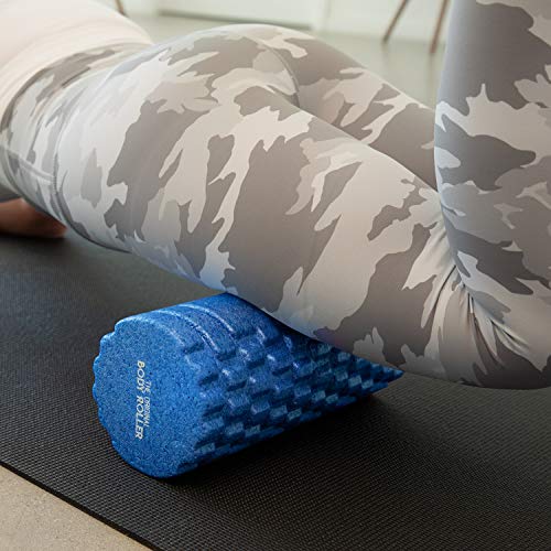 The Original Body Roller - High Density Foam Roller Massager for Deep Tissue Massage of The Back and Leg Muscles - Self Myofascial Release of Painful Trigger Point Muscle Adhesions - 13" Blue - color: Blue