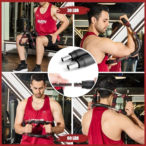 COFOF Exercise hand grippers, Adjustable Forearm Strengthener with Training Poster