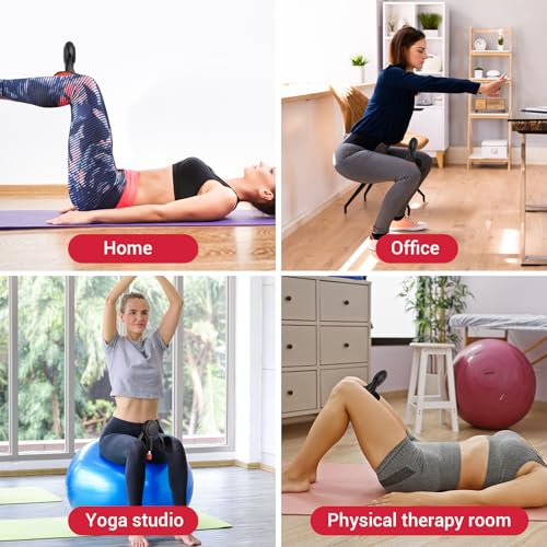 Thigh Trainer for Women, 15-70lb Adjustable Resistance Inner Thigh Exerciser with Resistance Band, Kegel Exercise Equipment for Pelvic Floor Muscle Repair, Yoga & Weight Loss at Home Gym
