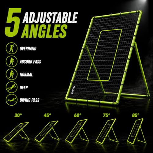 Volleyball Rebounder Net Volley Ball Bounce Back Practice Equipment