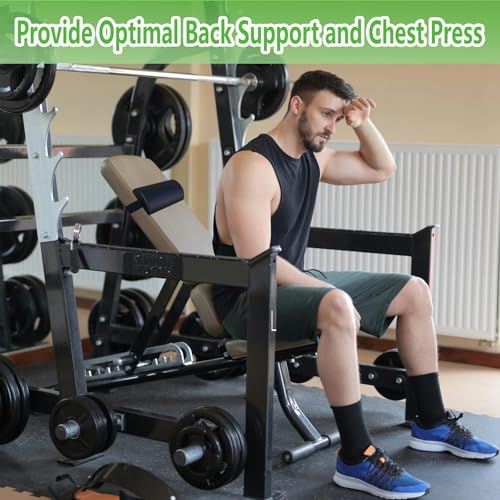 Workout Weight Bench Press Pad,Chest Press Support Pad for Exercise Bench, Bench Chest Press Back Pad,Weight Lifting Bench Pad for Neck,Back and Waist