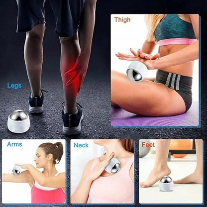 Massage Ice Roller Ball - Roller for Muscles Deep Tissue - Stays Cold for 6 Hours, Plantar Fasciitis Roller, Sports Fitness Relaxations Gift, Rapidly Relieve Muscle Pain and Tension - color: White-01