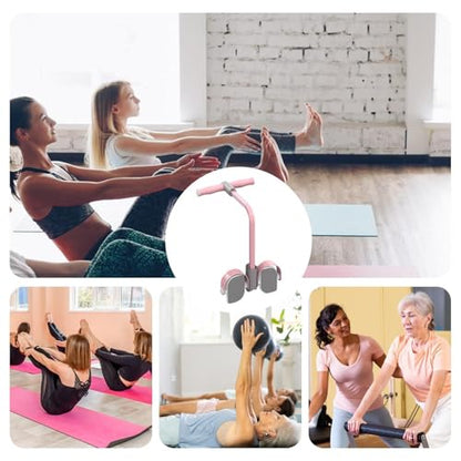 Multifunction Resistance Pull Rope - 6 Tube Elastic Exercise Band System, Portable Strength Training Equipment, Body Sculpting Tool | Home Fitness Gym Leg Arm Chest Back Stretch Workout Use