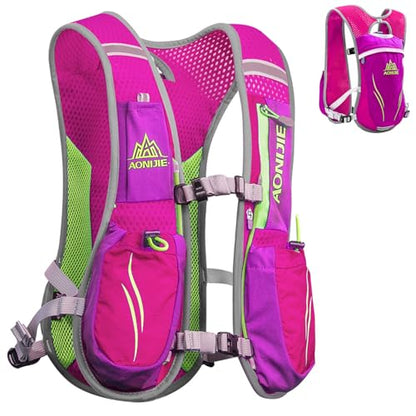 Hydration Running Vest Backpack Pack 5L 5.5L for Women and Men Jogging Trail Race Marathon Cycling Hiking