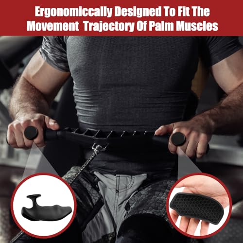 HUAFA Anti-Slip Workout Grips, Gym Grips Weight Lifting Grips Pads, Ergonomics Weight Lifting Gloves for Men Women Deadlift, Fitness Training and Exercise, Gym Grips Pads for Palm Protection - color: Large Gray