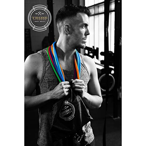 Resistance Bands Set for Men, Women, Exercise & Workout. Fitness Bands for Leg & Bicep Work. Workout Bands for Working Out. Stretch Bands for Physical Therapy. Strength Bands. Elastic Weight Training.