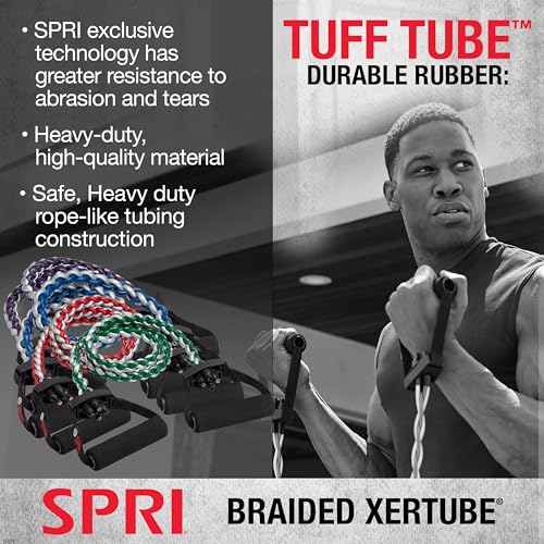 SPRI Braided Xertube Resistance Band - style: LIGHT