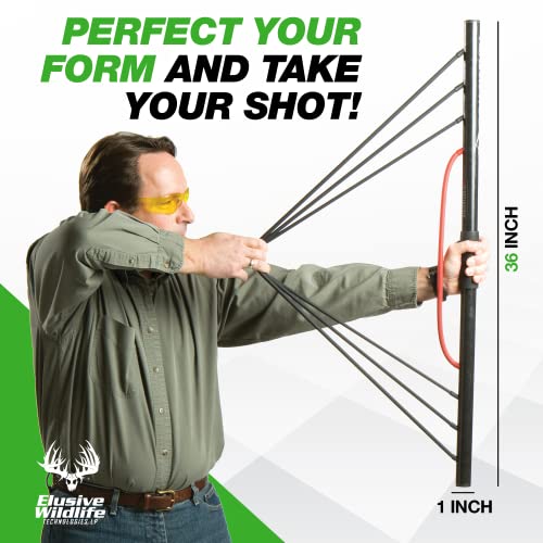 Resistance Trainer - Adjustable Archery Training Tool with 10"- 32" Draw Length & 1-100 lb Draw Weight - Enhance Strength, Stamina & Technique for Bow Enthusiasts