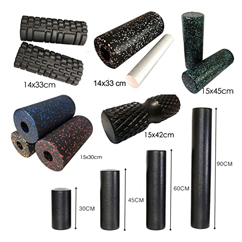 kowaku Round Foam Roller Balance Lightweight Pilates Column Roller for Indoor Sports, Bodybuilding, Workout, 15cmx30cm