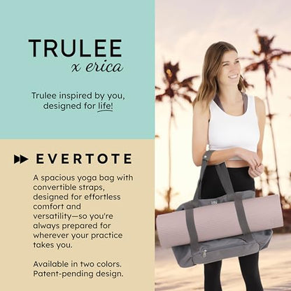 Yoga Mat Bag 4-in-1 Backpack, Tote Bag, Cross Body, Shoulder Bag – Water-Resistant, Durable, with Pockets, fits Thick & XL Mats – Carrier for Women & Men Ideal for Gym, Pilates, and Travel