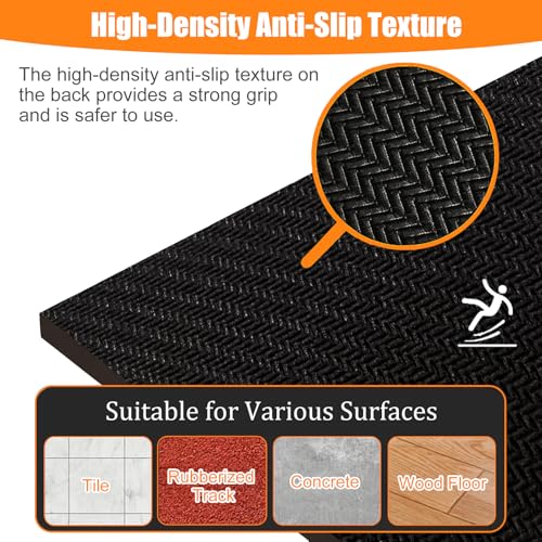 Standing Long Jump Mat, Non Slip Broad Jump Measurement Mat with Storage Bag, Sports Training Mats for Gym, School Athletics & Home Workout