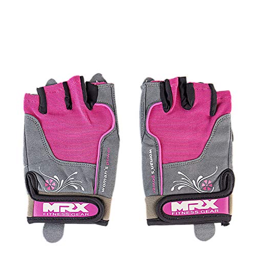 MRX BOXING & FITNESS Weight Lifting/Exercise Grip Gloves for Women, Great for Workouts, Weight Training and More, Pro Series