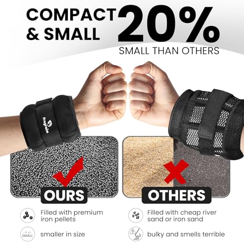 Ankle Weights for Women, Men and Kids - 1/2/3/4/6/8/10/12/15/20 LBS 1 Pair Strength Training Wrist/Leg/Arm Weight with Adjustable Strap for Jogging, Gymnastics, Aerobics, Home Fitness, Physical Therapy - style: 12Lbs Pair (6lb x 2) - Black
