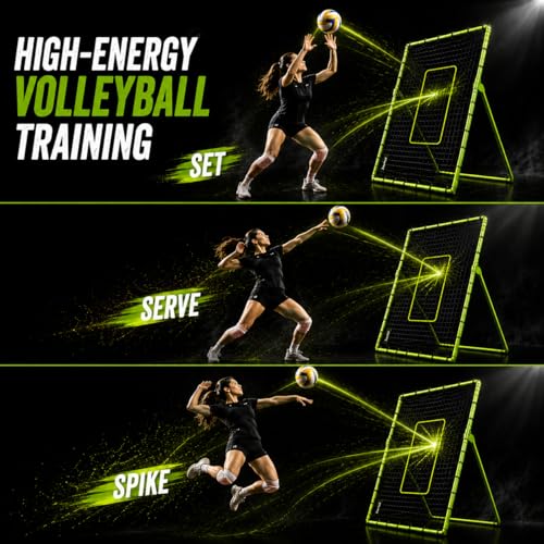 Volleyball Rebounder Net Volley Ball Bounce Back Practice Equipment