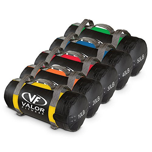 Valor Fitness SDB Pre-Filled Sandbags for Weight and Functional Training with 5 Grip Handles - style: 10 lb