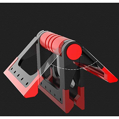 Folding Push-Up Bracket With Non-Slip Foam Handle Muscle Building Pipe Plug Anti-Slip Stands Chest Expander - color: E