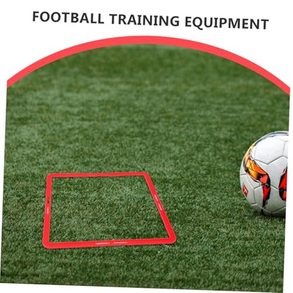 6pcs Football Training Rings Portable Agility Circles for Speed Training Boys and Girls Adult Accessory Set