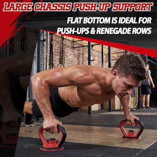 Foilswirl Adjustable Kettlebell Handle for Weight Plates and Dumbbells, Ergonomic Home Gym Fitness Materials for Strength Training, Durable Kettlebell Grip