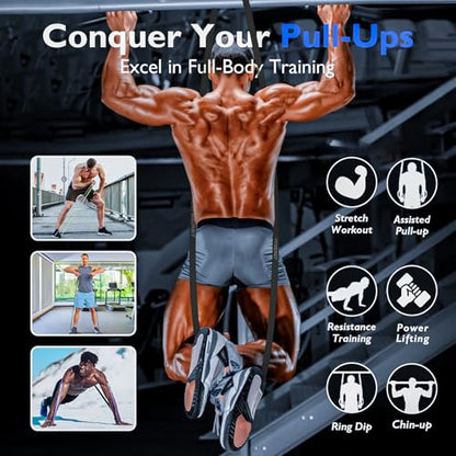 FitBeast Pull Up Resistance Band – Versatile Fitness Band for Strength Training, Stretching, and Full-Body Workouts for Men and Women