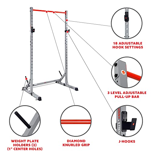 Sunny Health & Fitness Power Rack for Total-Body Home Gym Strength Workouts