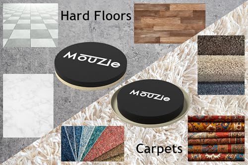 8+8 Beige 3 1/2 Inch Reusable Heavy-Duty Mover Large Appliance and Furniture Sliders Coasters Super Movers Tool Pads for Easy Moving Over Carpet Hardwood Concrete Tile Wood Floors no Lifter Included