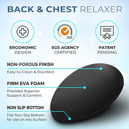 CostoBlock - Firm Thoracic Pod for Costochondritis Relief, Tietze Syndrome, Relieve Chest, Upper and Lower Back Pain