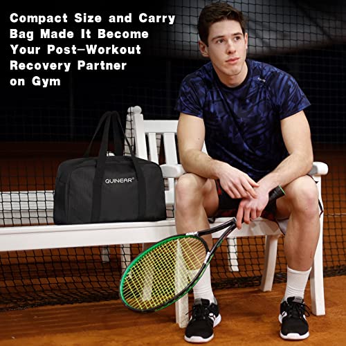 QUINEAR Leg Recovery Compression System for Athlete Post Workout, Professional Sequential Device for Massage Therapy, Foot and Leg Recovery Boots, Improve Circulation Reduce Muscle Soreness (Medium) - size: Medium