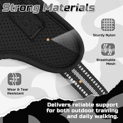 rabbitgoo Tactical Dog Harness for Small, No Pull Military Service Vest - color: B&W Geometric, size: Small