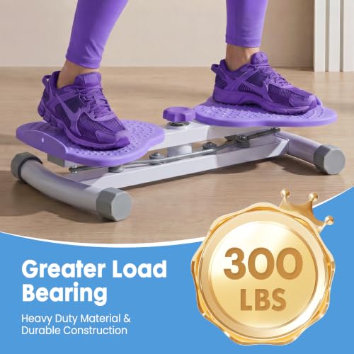 DUMOS Waist Twister Machine Exercise, Ab Twister Board, 300 lbs Capacity, Noiseless Fitness Tool for Core & Belly Fat Workout, Anti-Slip Home Gym Equipment