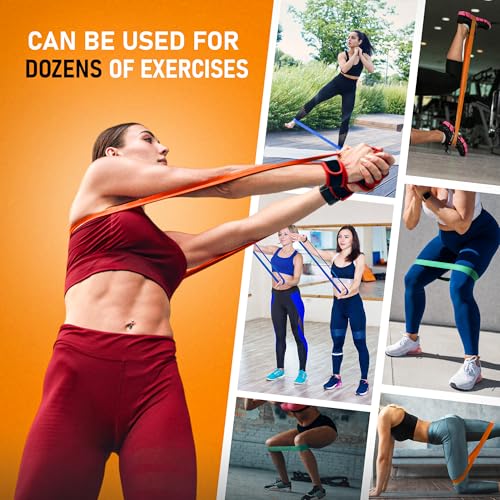 Pure Band - Latex-Free Professional Resistance Bands for Working Out, Stretching, Rehab, & Physical Therapy - Premium, Stretch Bands for Exercise & Recovery - Super Strong Exercise Bands - color: GREEN - HEAVY RESISTANCE