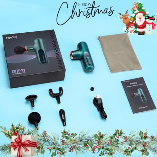 Super Mini Massage Gun, Percussion Deep Tissues Muscle Massager, Compact Sports Travel Massage Gun, Portable Handheld Massager for Home, Gym, Office, Outdoors