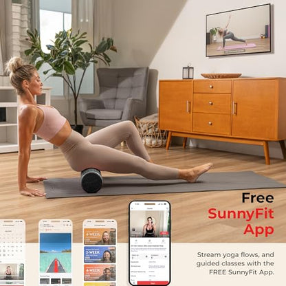 Sunny Health & Fitness 36" Black High-Density Yoga Foam Roller - color: Black, size: 36-Inch