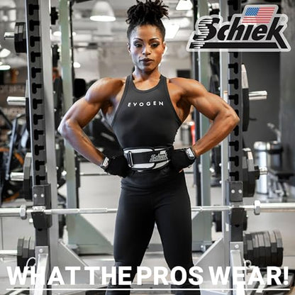Schiek Model 710 Classic Training Lifting Gloves - All Day Comfort for Fitness Training - Cushioned Grip with Quick Pull Tab
