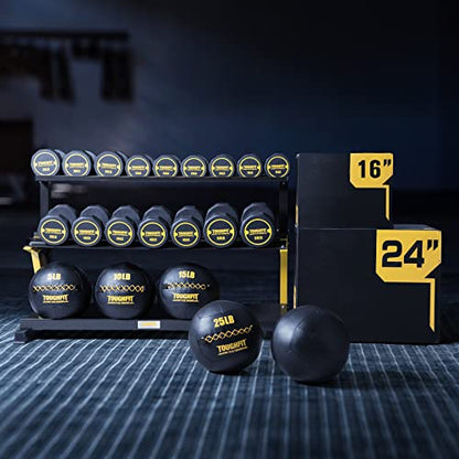 ToughFit Soft Wall Ball - Medicine Ball Set for Cardio Fitness Exercise - Weighted Med Ball for Strength and Conditioning Exercises, Cross Training Lunge, and Partner Toss - style: 10LB+15LB+20LB