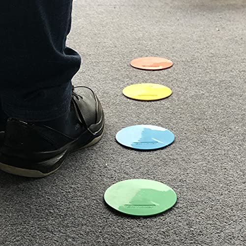 4inch Mini Floor Spot Markers for Classroom Preschool and Kindergarten (Set of 30pcs)